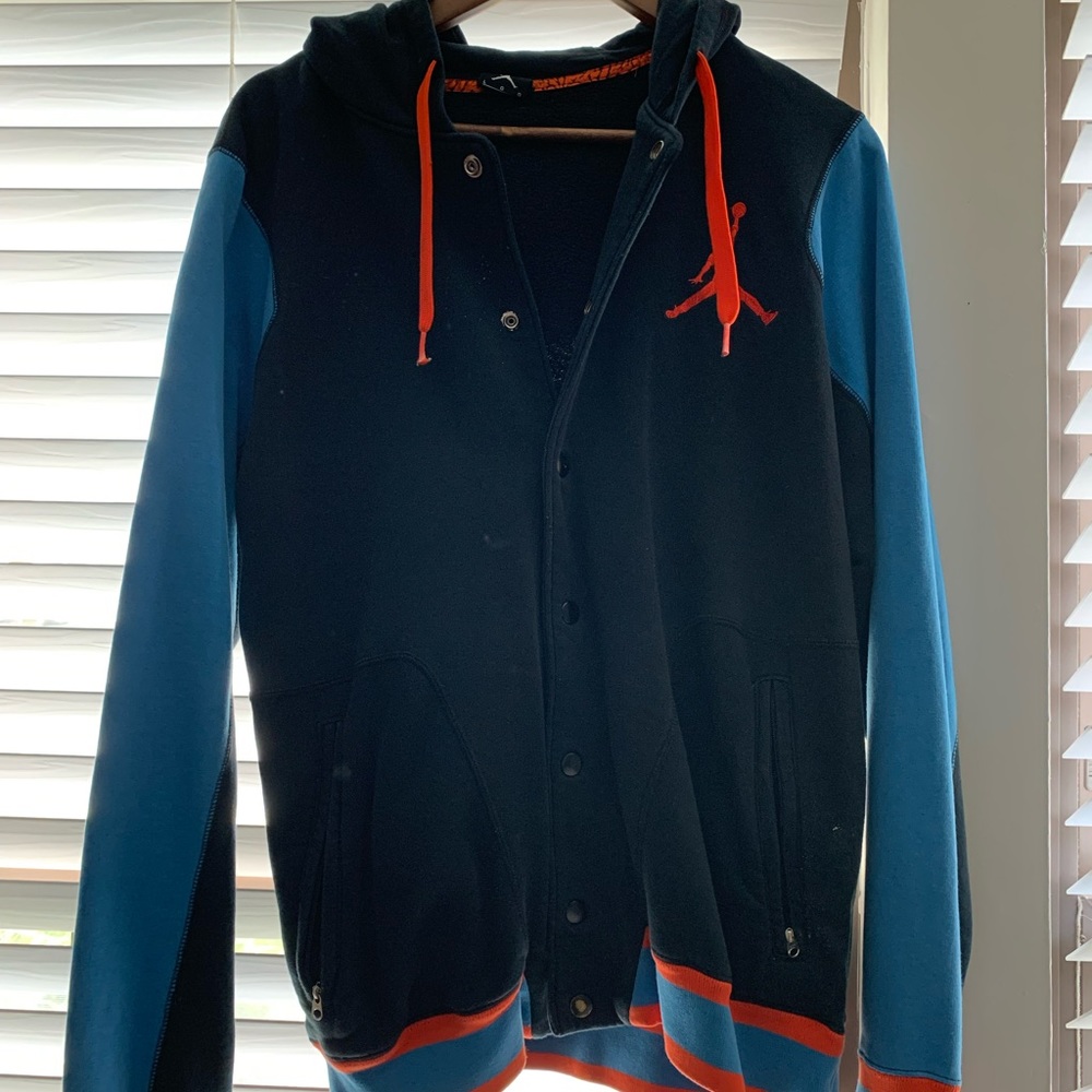 Jordan button up hoodie